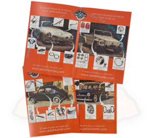 Faltblatt, Teile für luftgekühlte VW-Modelle, Serial-Kombi 2026