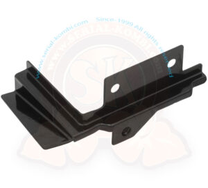 Cornice di tenuta per radiatore arretrato (doghouse). EMPI Hoover Bit, bordo più ampio per migliorare il raffreddamento, nero, 1300cc-1600cc 8/1970-