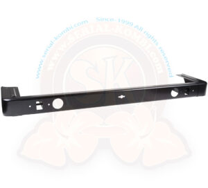 Front bumper, black powder coating, 3.2mm thick, Type 181