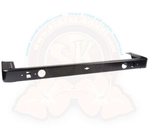 Rear bumper, black powder coating, 3.2mm thick, Type 181