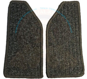 Car floor mats, front footstep, anthracite grey 5/1979-7/1992 Pair