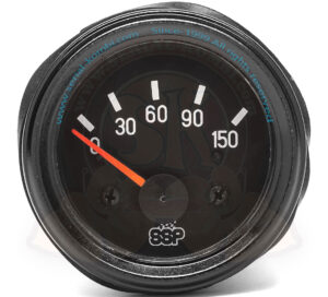 Indicatore pressione olio 0-150 PSI, SSP 52mm 1200cc-2000cc cornice nera