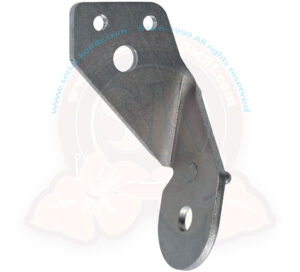 Support pour installer une ceinture 3 points à enrouleur automatique sur le passage de roue avant, inox, gauche, Coccinelle