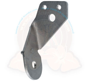 Support pour installer une ceinture 3 points à enrouleur automatique sur le passage de roue avant, inox, gauche, Coccinelle