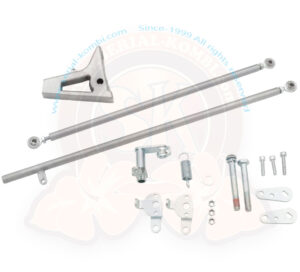 Bellcrank linkage EMPI Twist for HPMX / EPC, Weber IDF / ICT / IDA, Dellorto DRLA, Bus, Beetle, and derivatives with Type 1 engine