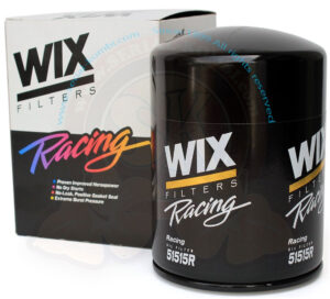 Filtro de aceite WIX Racing, equivalente al filtro FRAM HP1