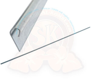 Engine front bonnet or engine hood seal retaining strip, to be welded to the valance, 110 cm, Beetle