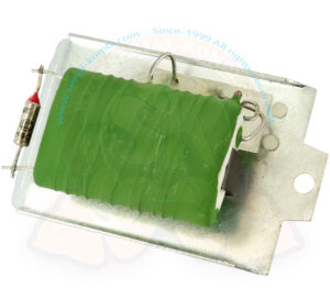 Series resistor for fresh air and hot air blower, 1.9/0.92/0.26 T4 9/1990-6/2003 with air conditioning