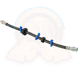 Flexible de freno del. 350mm, Izq. T4 5/1999-6/2003 con indicador desgaste pastillas, ruedas 15''