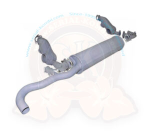 Exhaust kit complete, 1600cc CT, 5/1979-7/1983